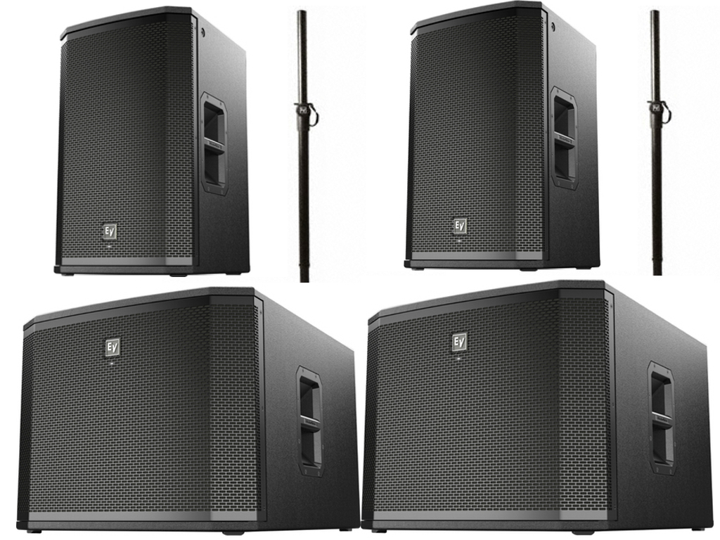 EV 15" Top with 18" Sub Package iRent Everything