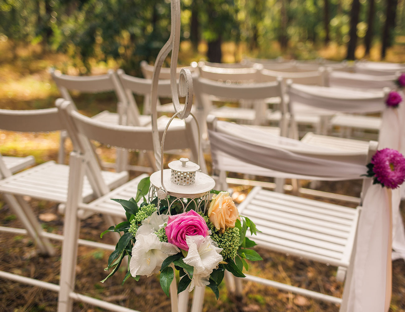 Outdoor wedding