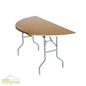 60″ Half Round Banquet Table