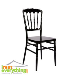 Black Resin Napoleon Chair