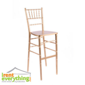 Gold Wood Chiavari Barstool