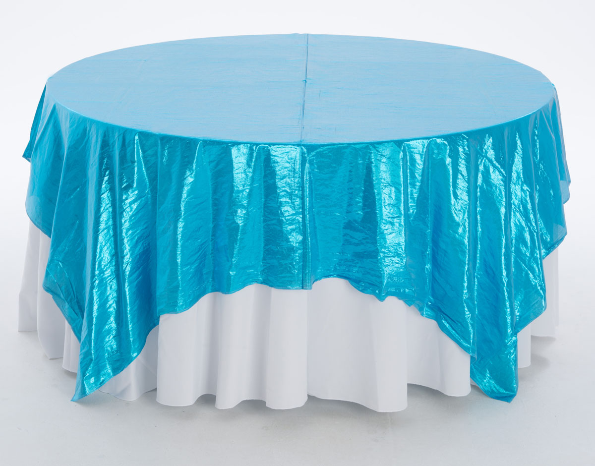 Aqua Tissue Lame Overlay