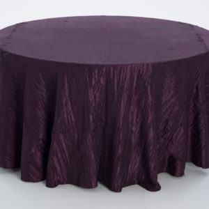 Aubergine Crinkle Taffeta
