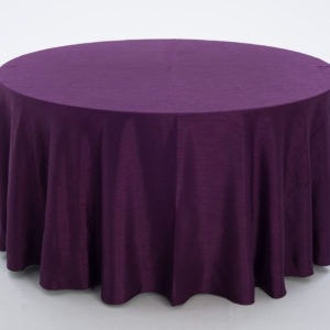 Aubergine Shantung