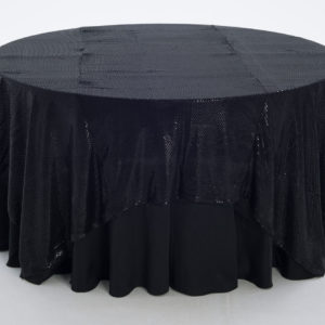 Black 3MM Sequins Overlay