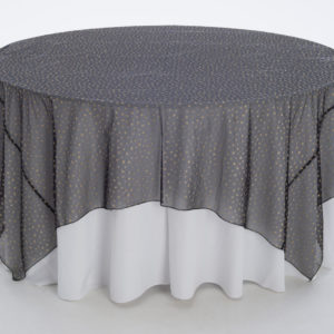 Black Gold Stars Sheer