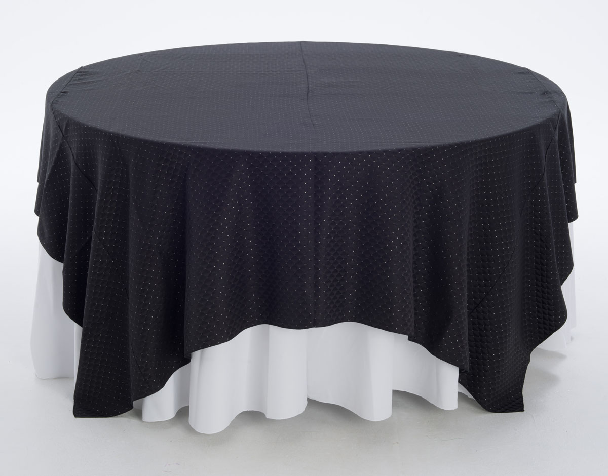 Black With Silver Diamonds