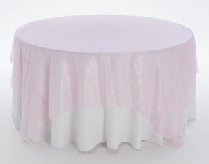 Blush Garden Lace Overlay