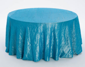 Caribbean Blue Crinkle Taffeta