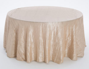 Champagne Crinkle Taffeta