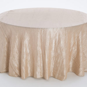 Champagne Crinkle Taffeta