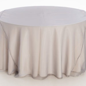 Charcoal Organza Overlay