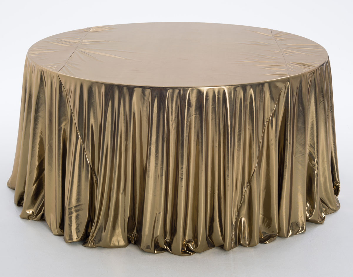 Gold Liquid Lame Overlay