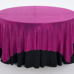 Hot Pink 3MM Sequins Overlay