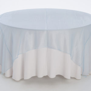 Ice Blue Organza