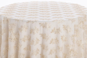 Ivory Gold Camilla Textured Sheer - Image 3