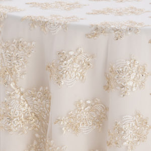 Ivory Gold Camilla Textured Sheer - Image 2