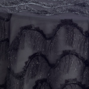 Licorice Gatsby Textured Sheer Overlay - Image 3