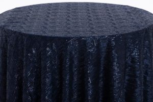 Navy Laser Cut Textured Sheer - Image 3