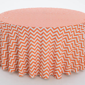 Orange Chevron Prints Overlay