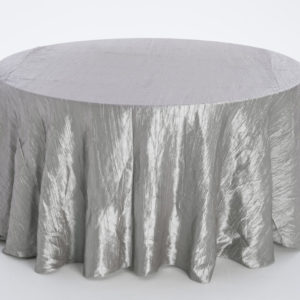 Platinum Crinkle Taffeta