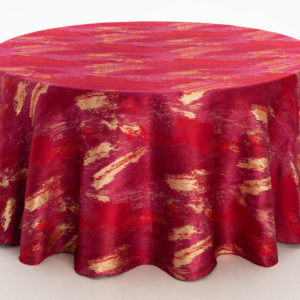 Watercolor Red Gold Metallic