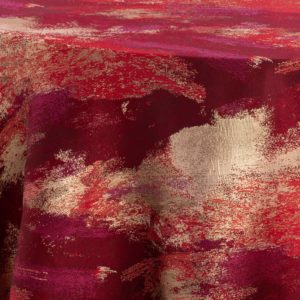Watercolor Red Gold Metallic Reversed - Image 3