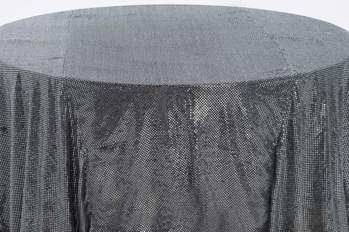 Fine Knit Overlay - Silver