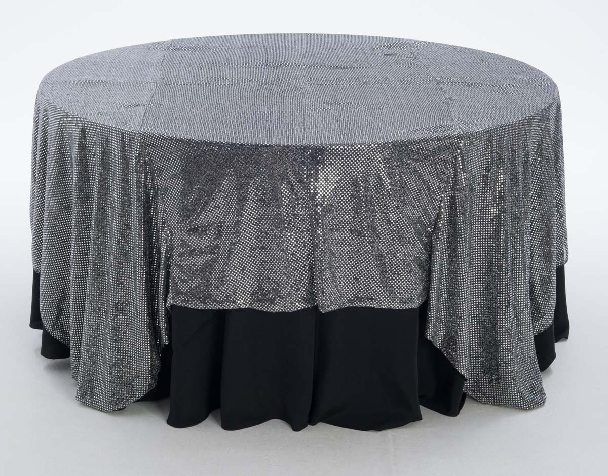 Fine Knit Overlay - Silver main image 1