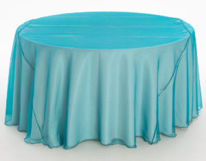 Teal Organza Overlay
