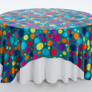 Teal-Polka Dot Prints Overlay