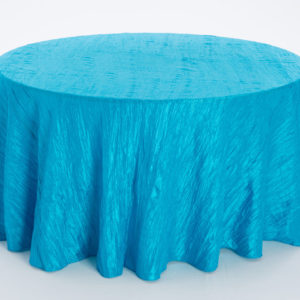 Turquoise Crinkle Taffeta