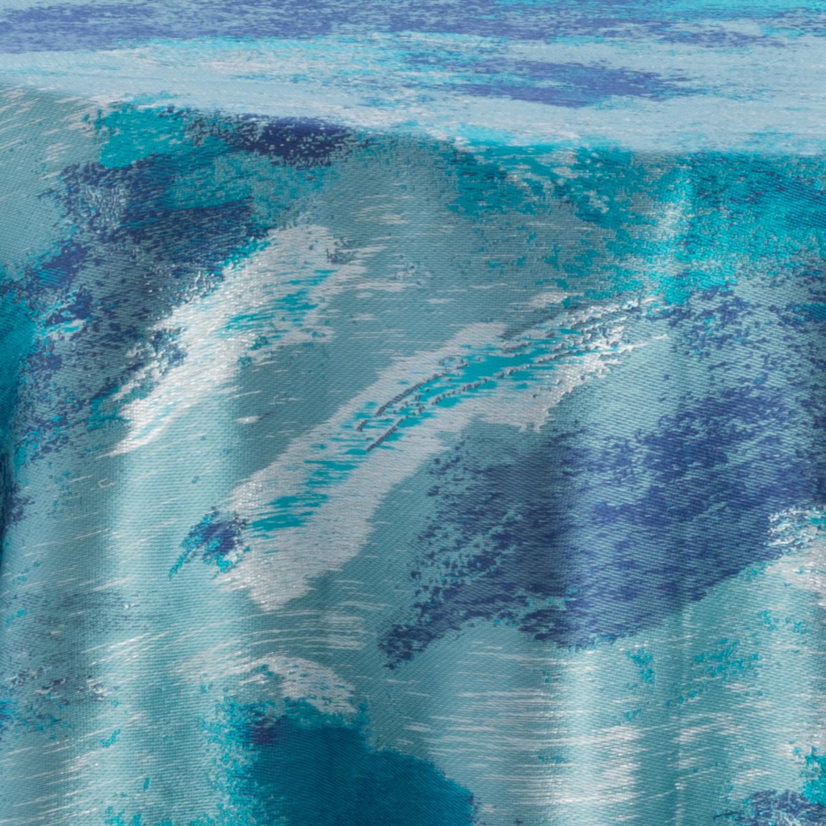 Watercolor Ocean Metallic Reversed - Image 3