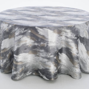 Watercolor Silver Metallic