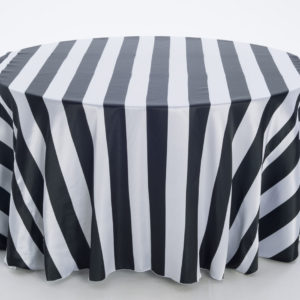 Black White 3 inch Stripes