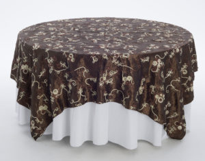 Brownie Embroidered Sequins Taffeta Overlay