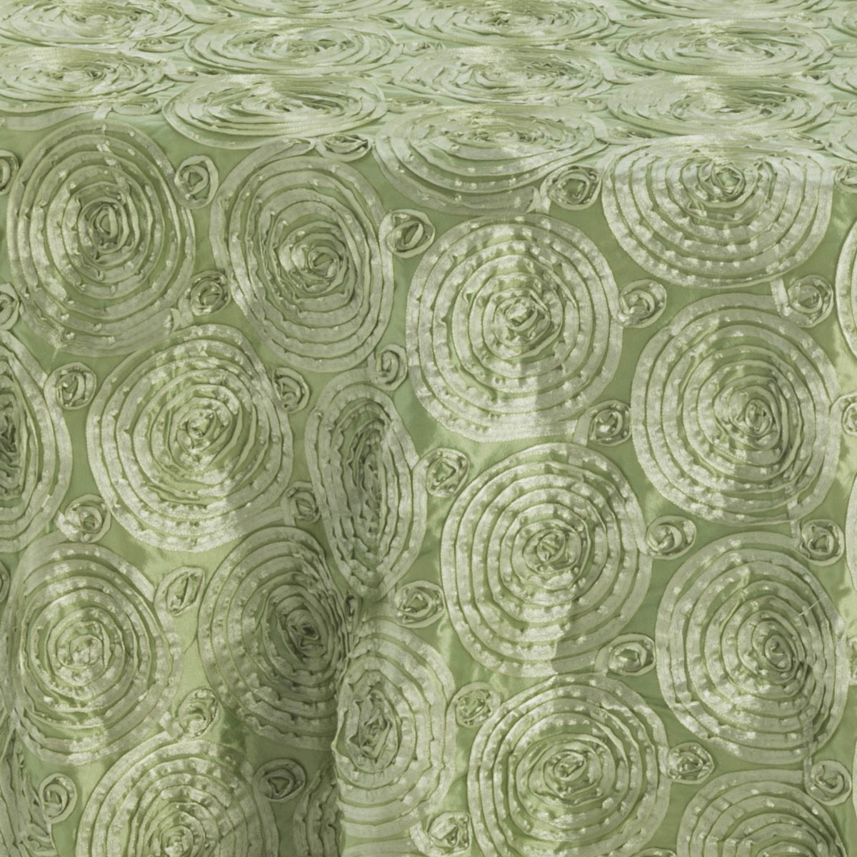 Celery Swirl Taffeta Overlay iRent Everything
