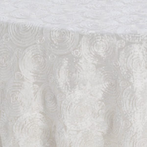 Cream Swirl Taffeta Overlay - Image 3