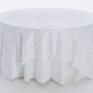 Glacier Embroidered Sequins Taffeta Overlay