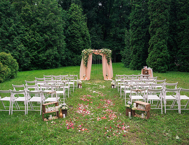 Outdoor wedding