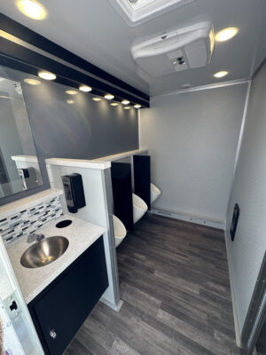 8-Stall Mobile Restroom Trailer - Image 11
