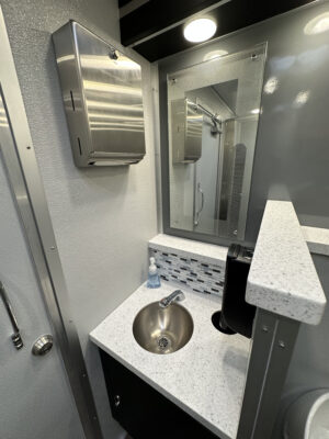 8-Stall Mobile Restroom Trailer - Image 12