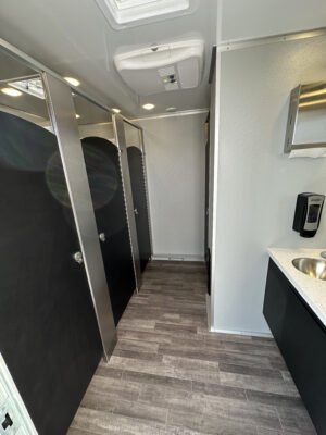 8-Stall Mobile Restroom Trailer - Image 6