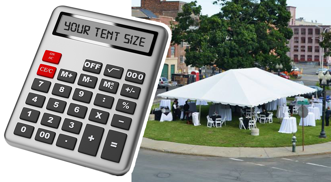 Tent calculator graphic