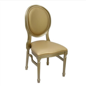 Gold Castle Chair, Gold Pads