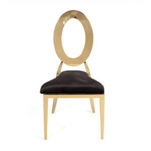 Gold Oh! Chair, Black Pad