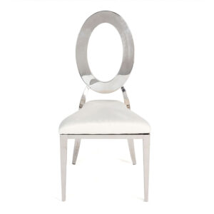 Silver Oh! Chair, White Pad