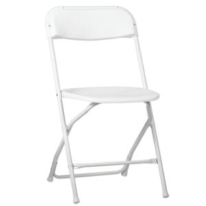 White Samsonite Folding Chair