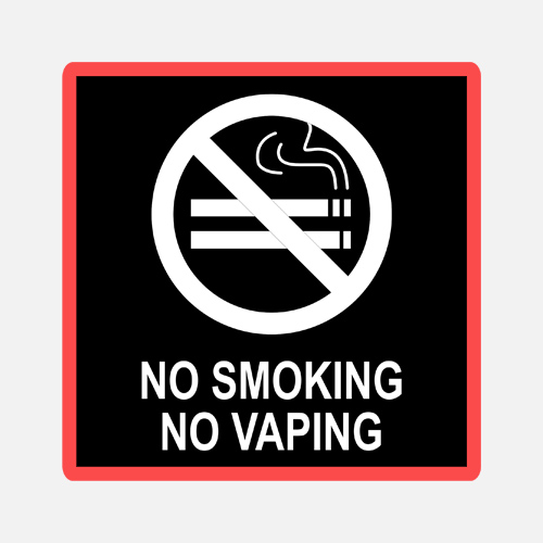 No smoking sign
