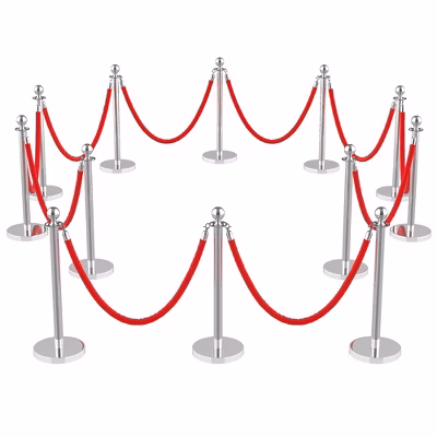 Fencing and stanchion rental for temporary operations